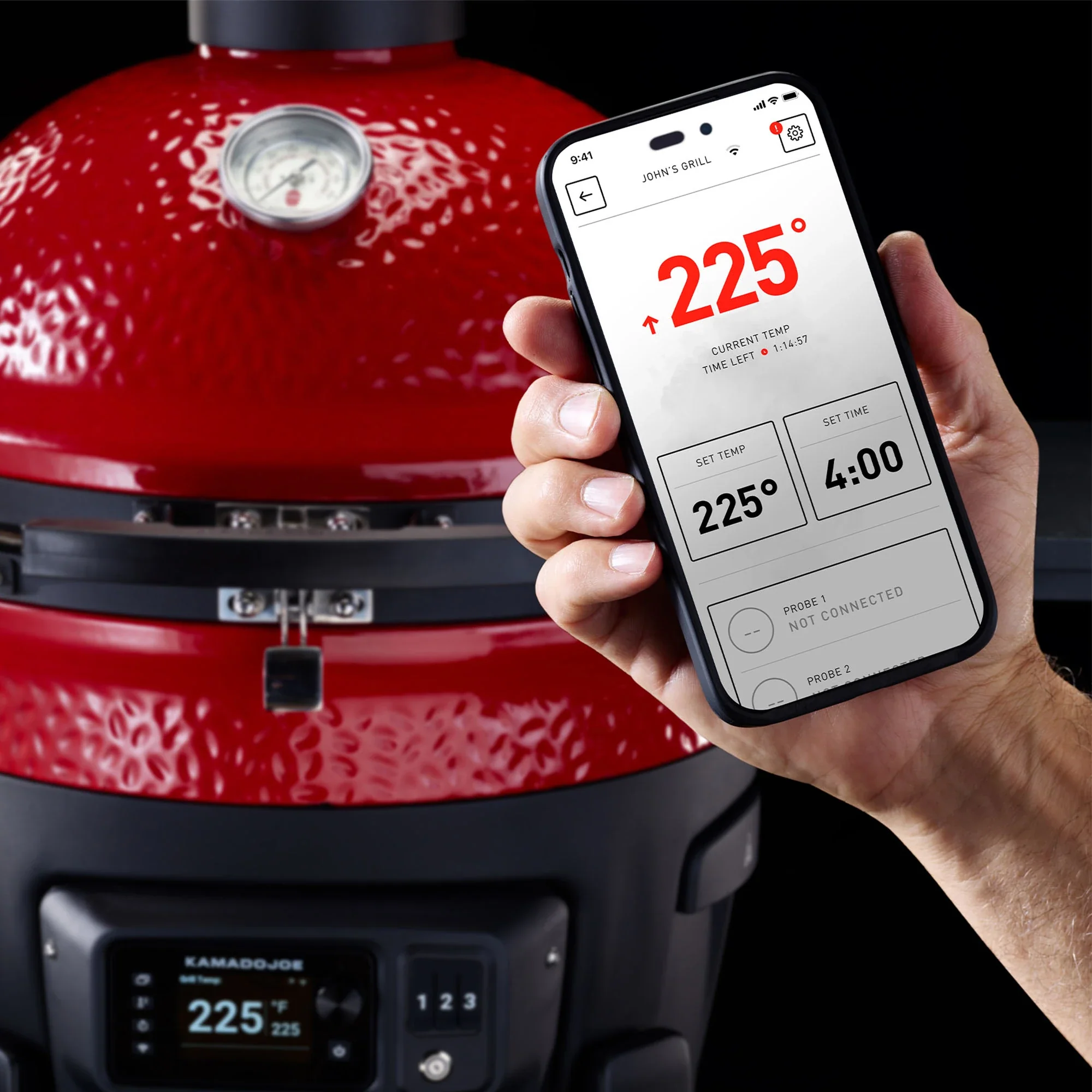 Big Joe™ Konnected Joe™ Digital Charcoal Grill and Smoker - Image 4