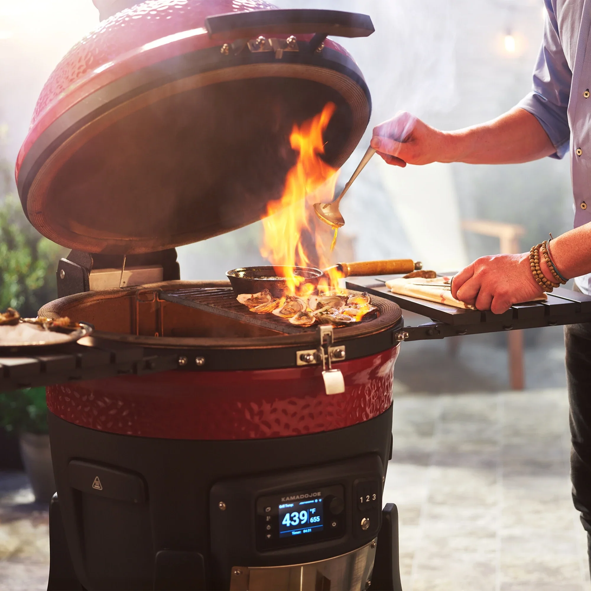 Konnected Joe™ Digital Charcoal Grill and Smoker - Image 11