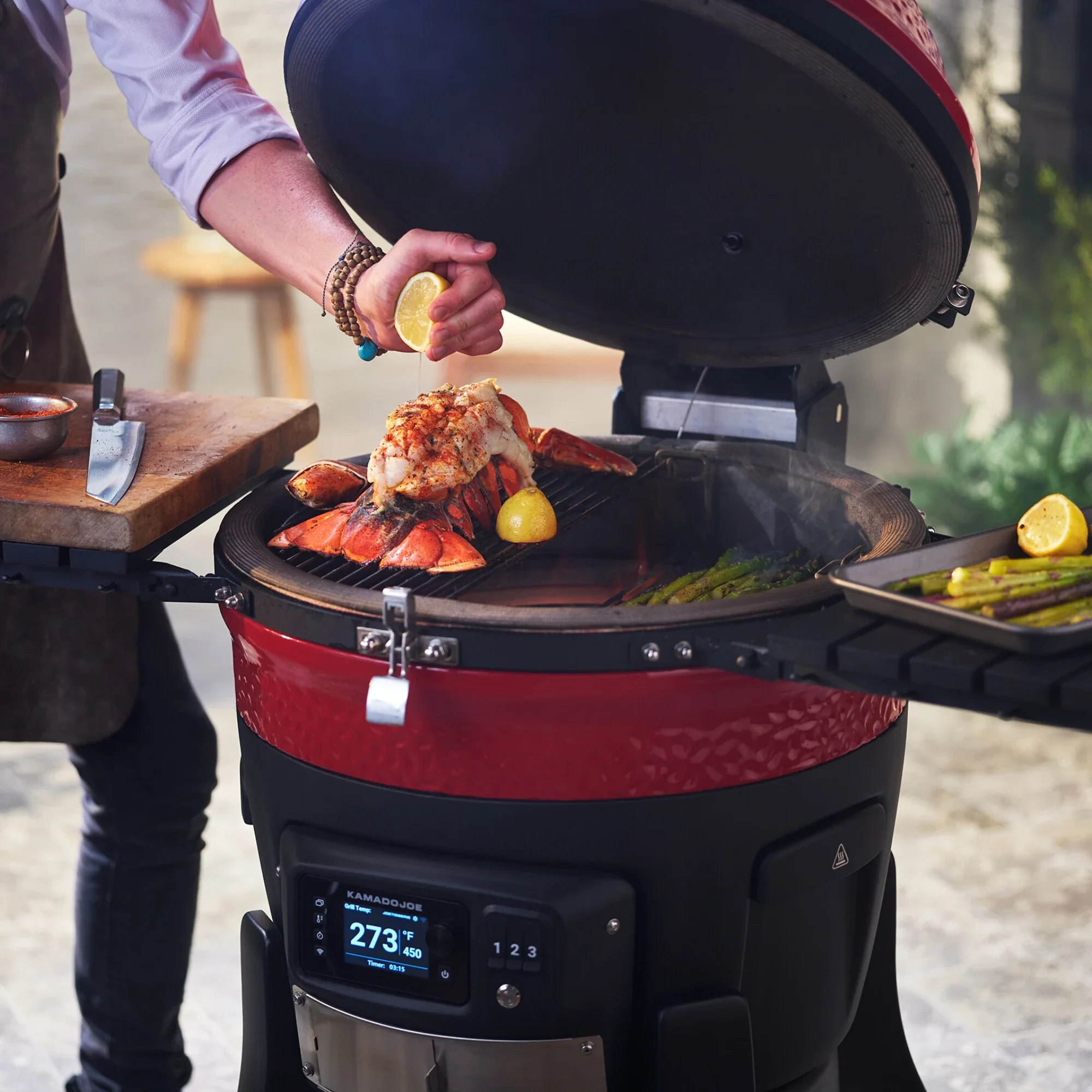 Konnected Joe™ Digital Charcoal Grill and Smoker - Image 12