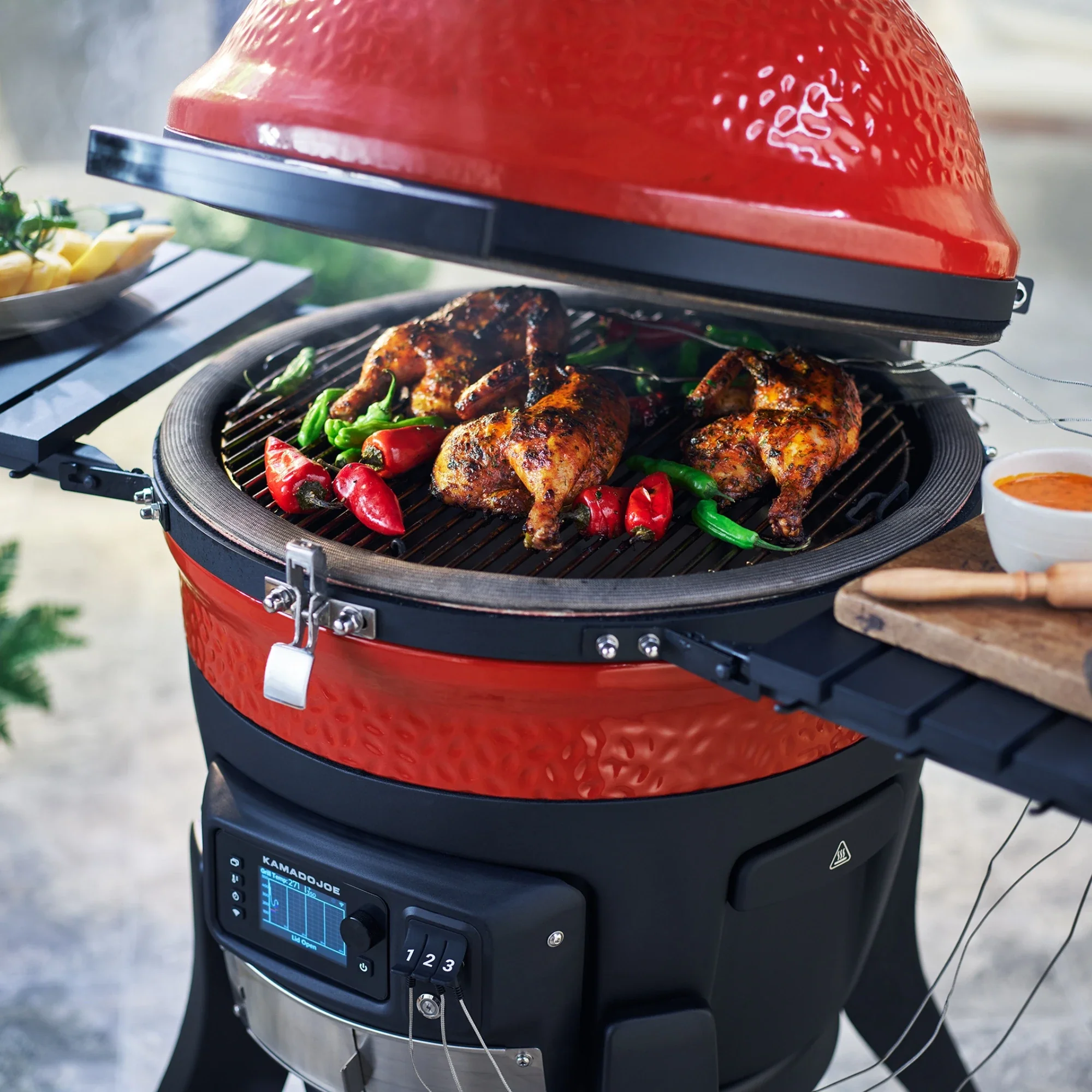 Konnected Joe™ Digital Charcoal Grill and Smoker - Image 13