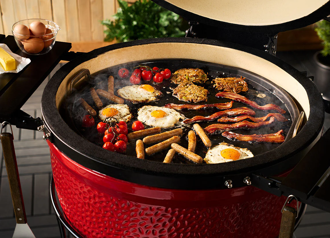 Half Moon Cast Iron Reversible Griddle - Image 4